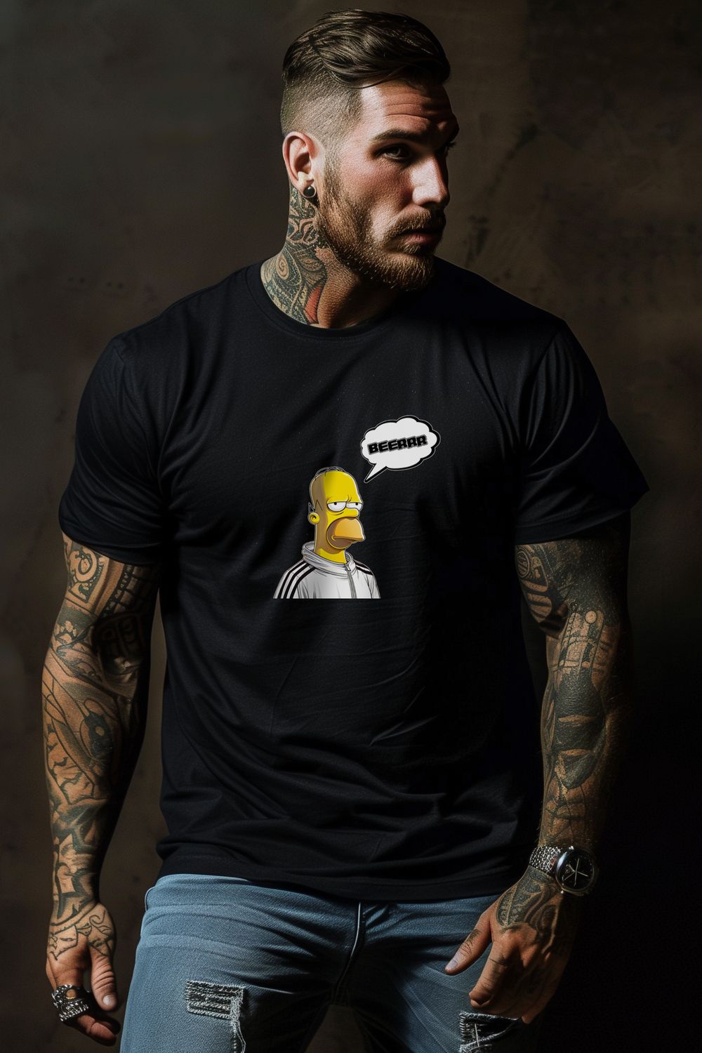 Футболка Print008 - черный