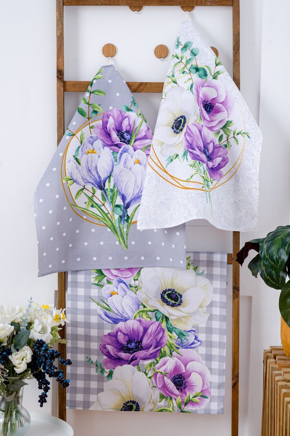 Полотенце Серенада купон набор из 3 штук - серый