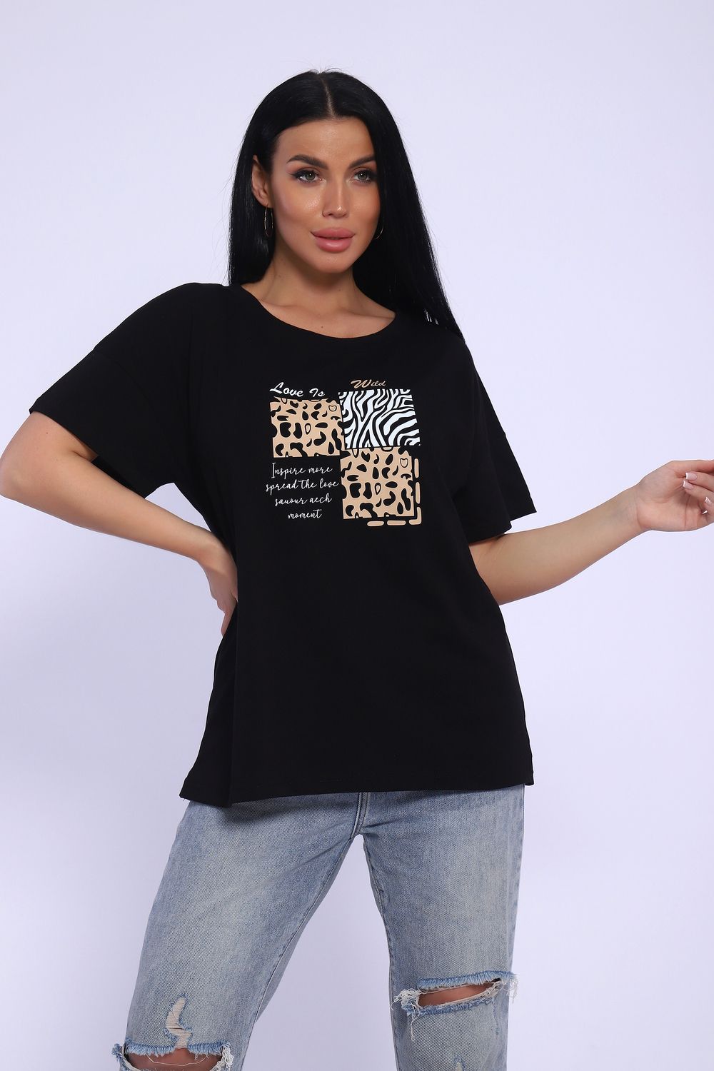 Футболка 88071 - черный