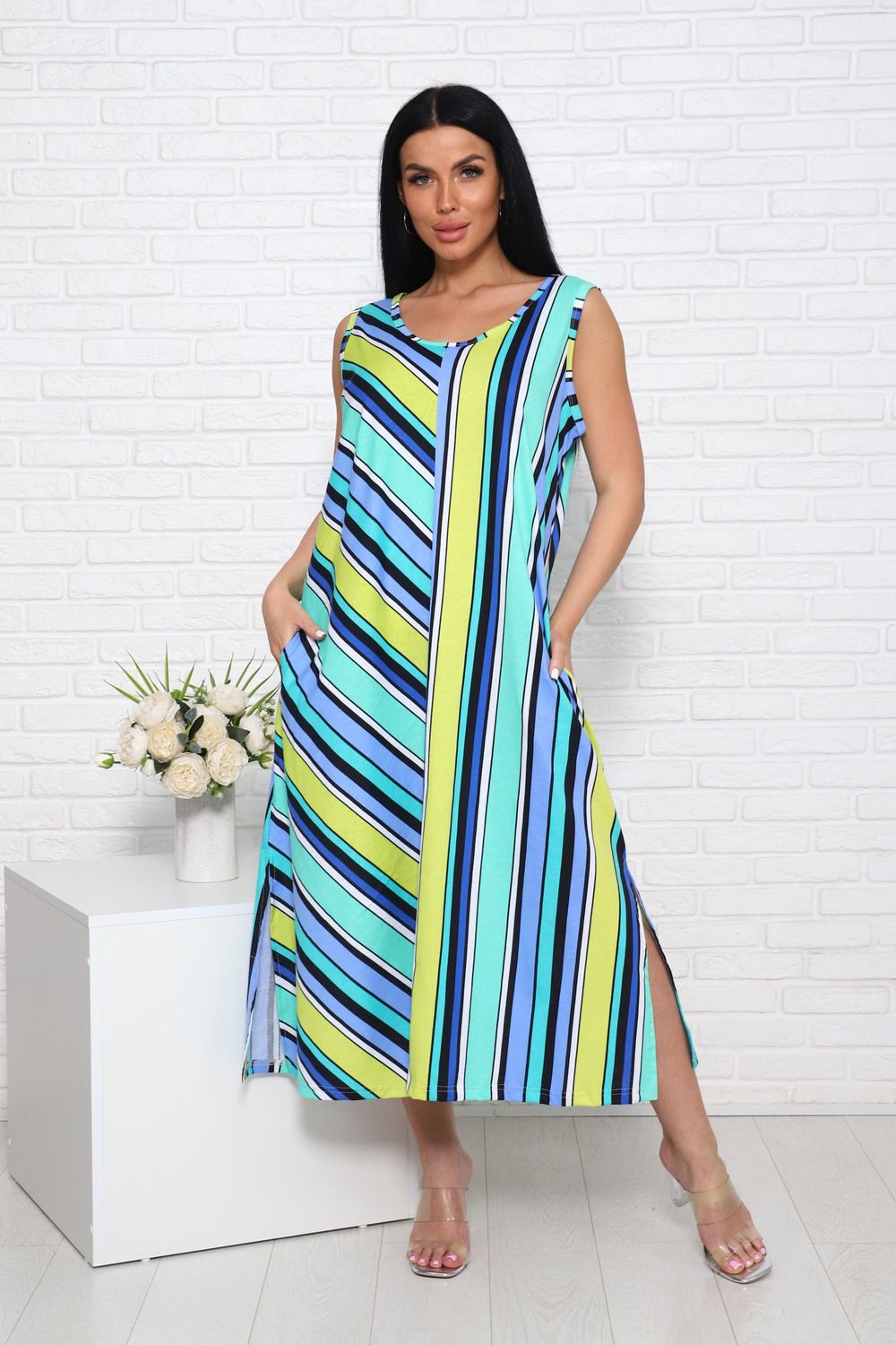 Сарафан 097 женский - полоса