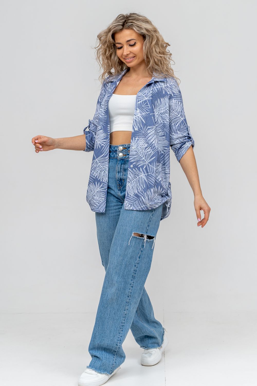 Туника 36731 - синий