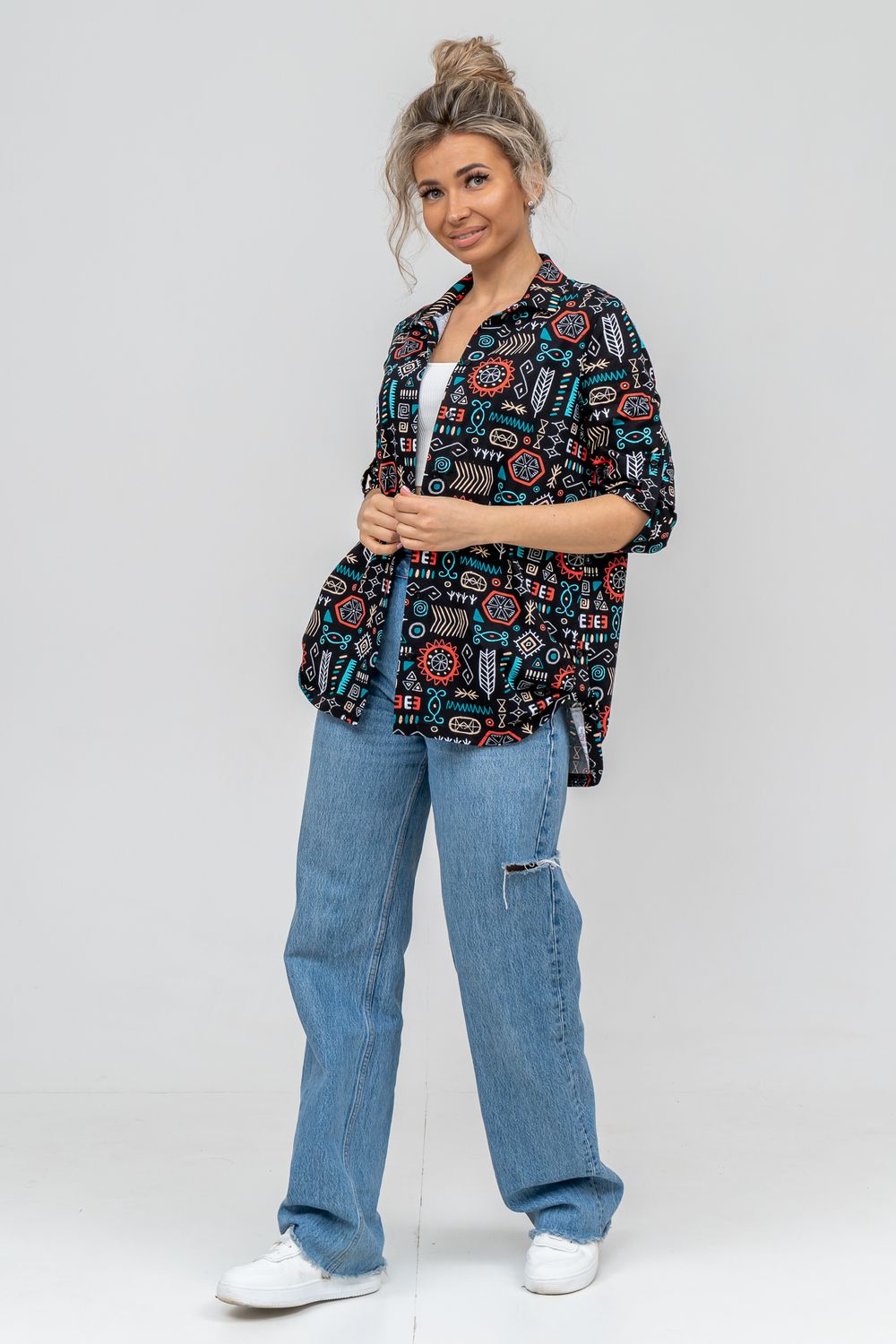 Туника 36689 - черный