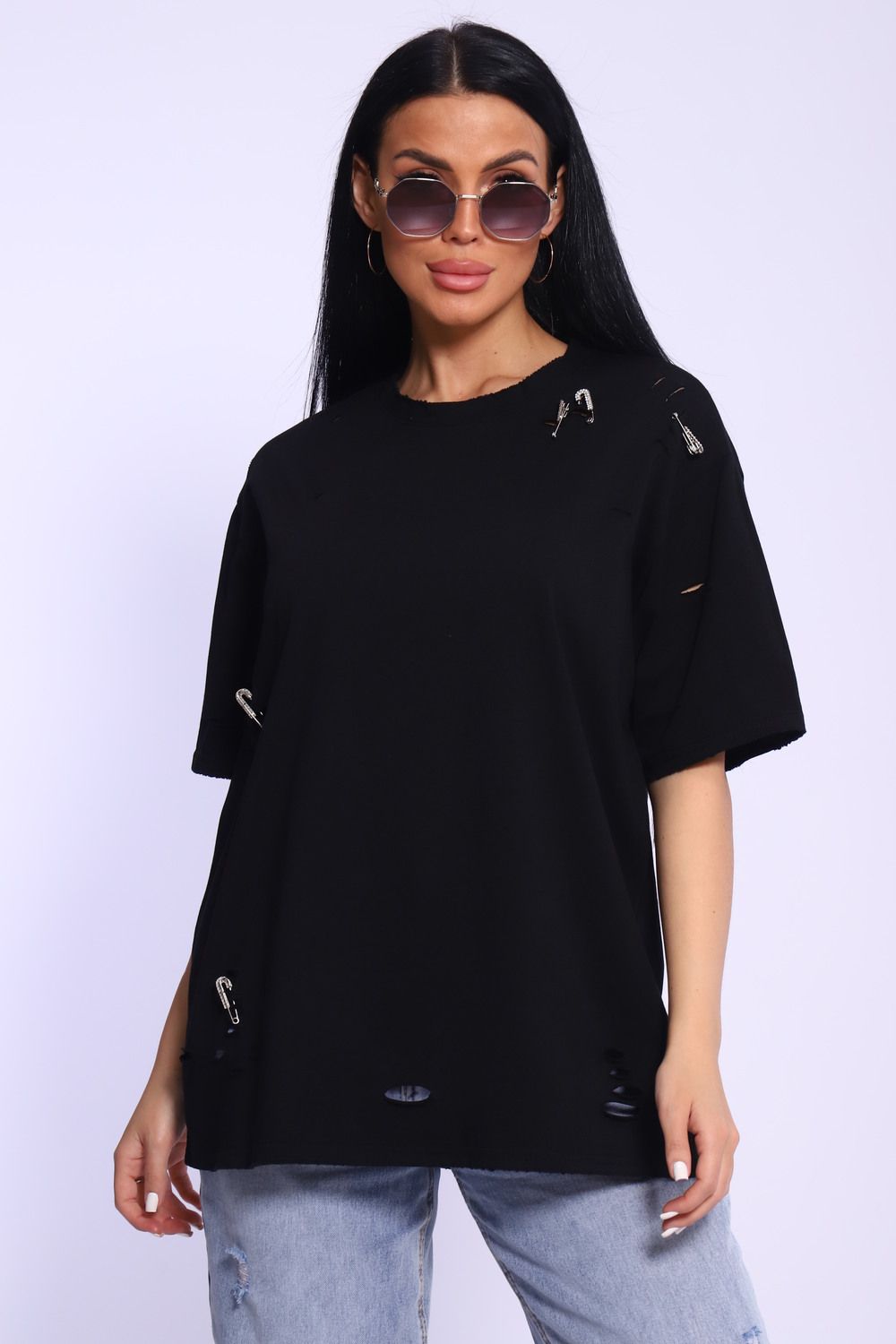 Футболка женская 64543 - черный