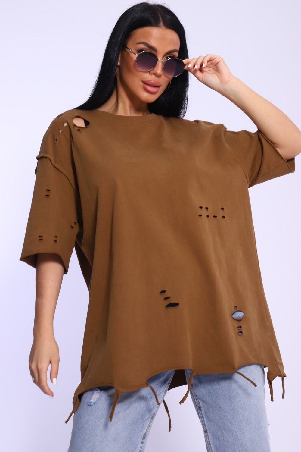 Футболка женская 64539 - олива