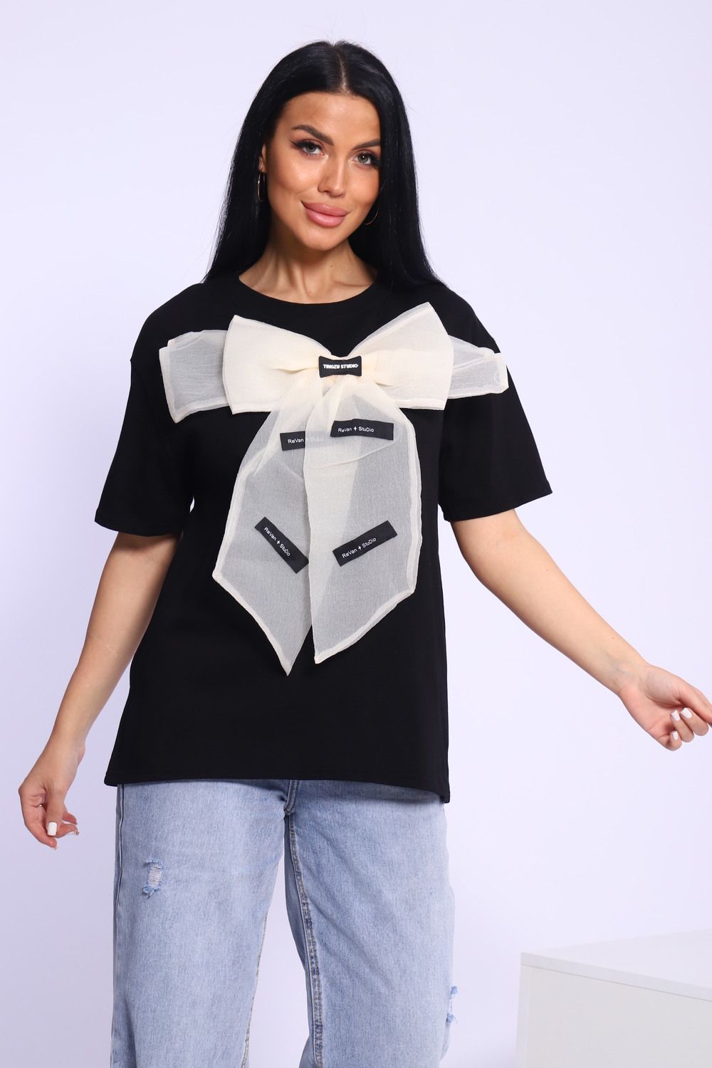 Футболка женская 64537 - черный