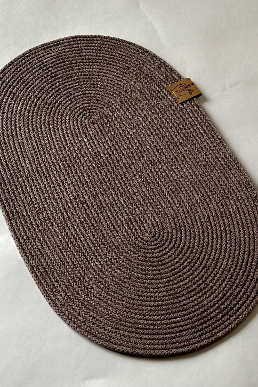 Сервировочная салфетка овальная 17101 - капучино