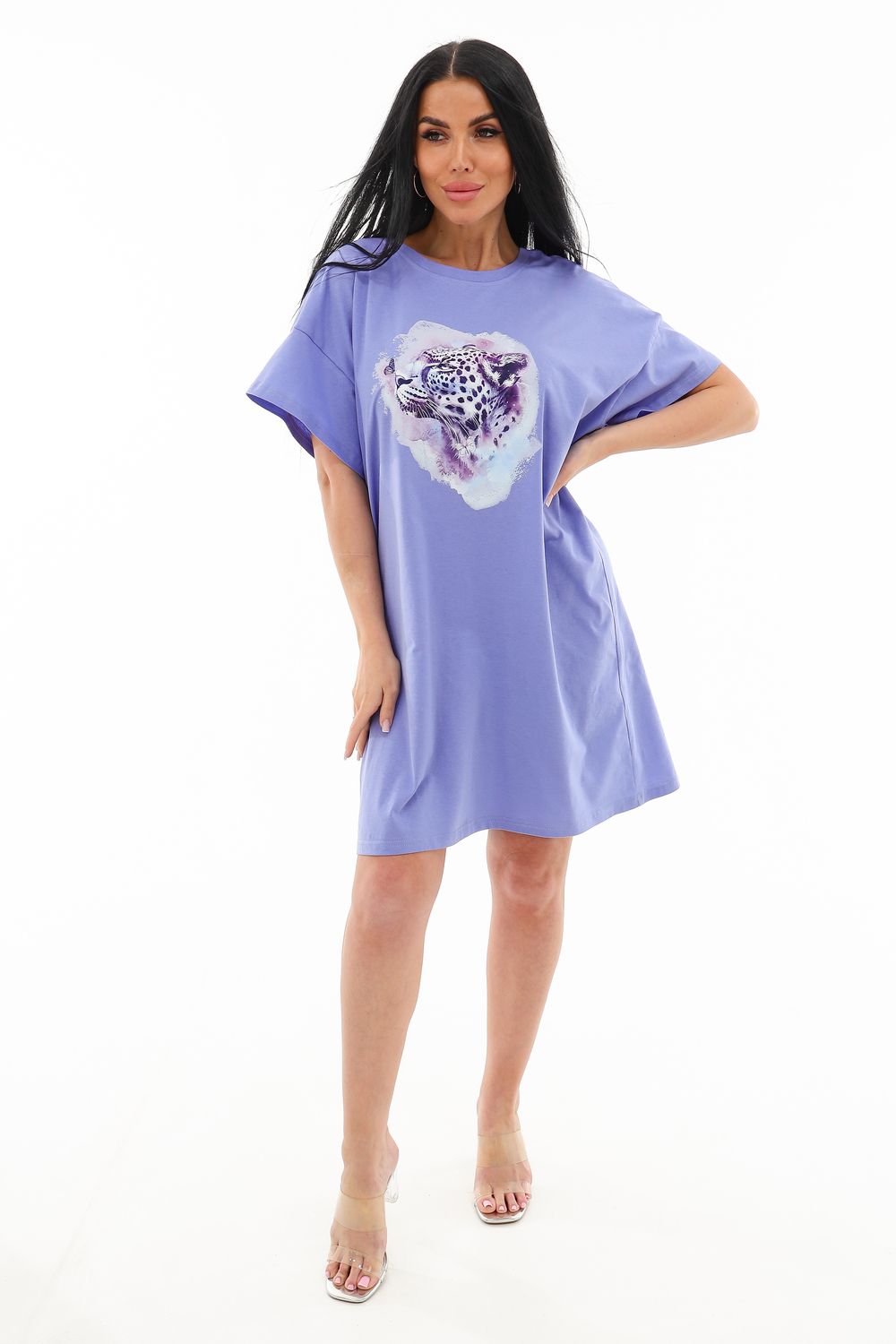 Туника Dreamy leo - лавандовый