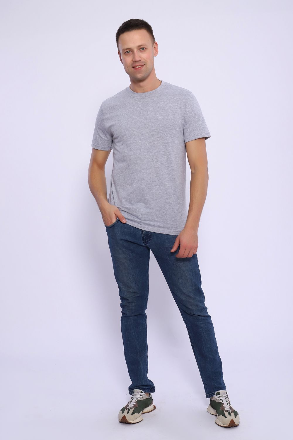 Футболка мужская 24283 - серый