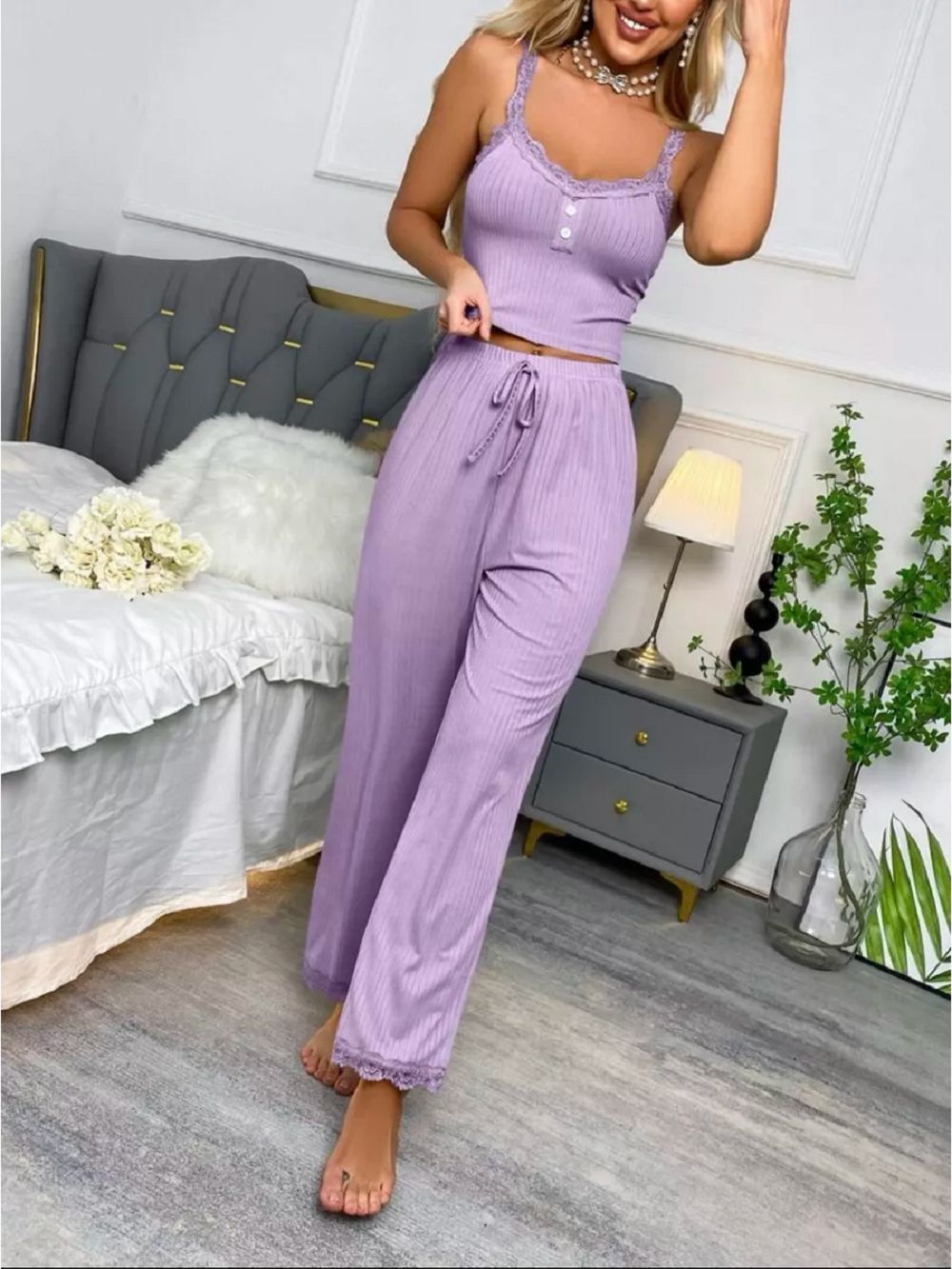 Пижама 83500 - фиолетовый