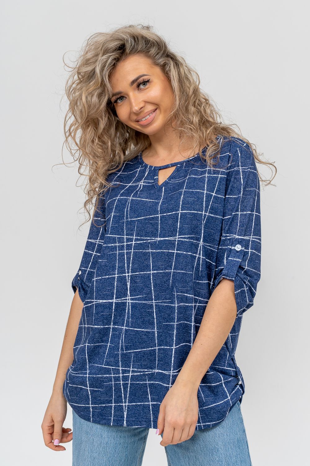 Туника 36758 - джинс