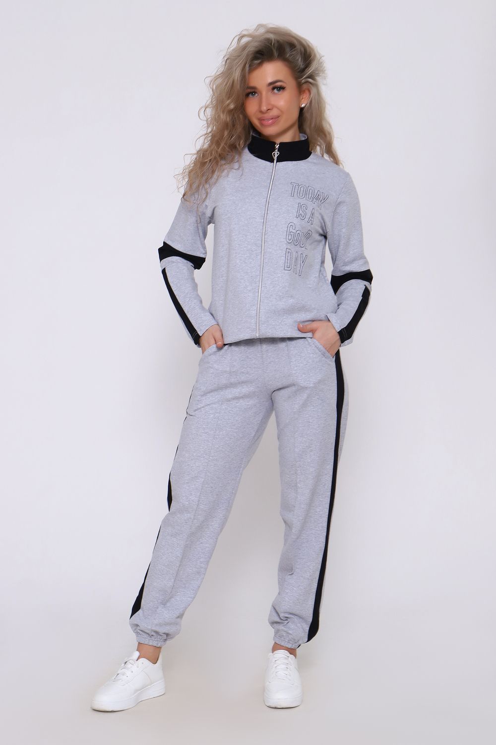 Костюм 85028 - серый