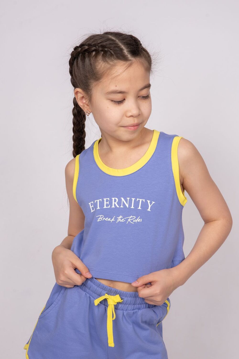 Топ для девочки 21231 - лавандовый