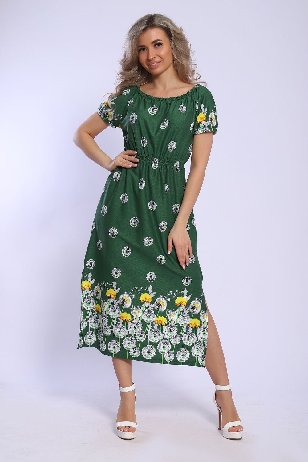 Сарафан 71115 - зеленый