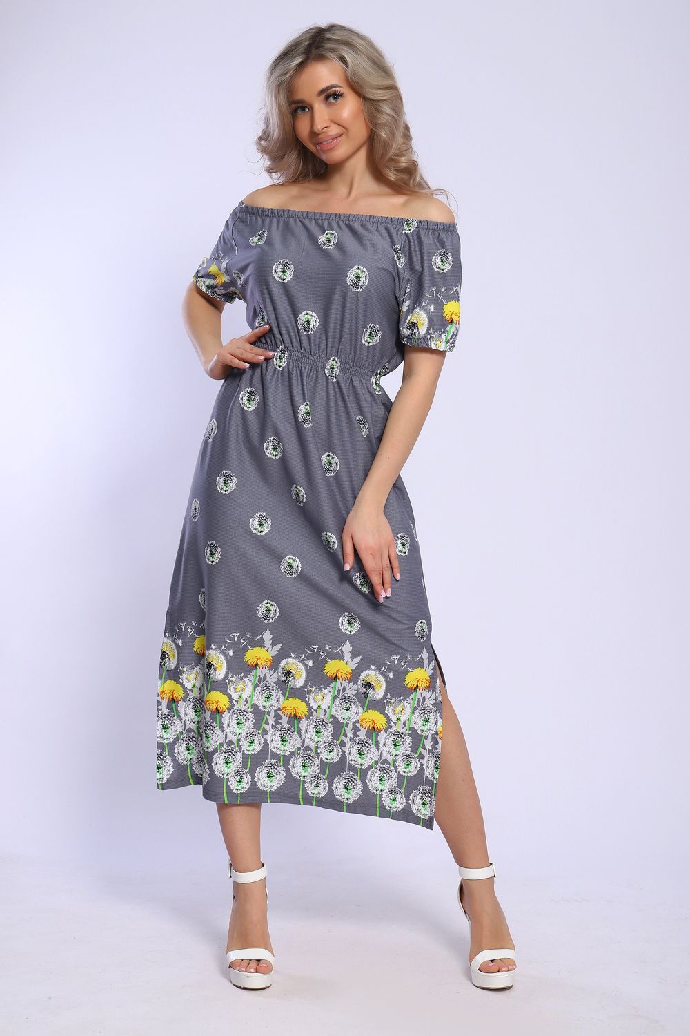 Сарафан 71115 - серый