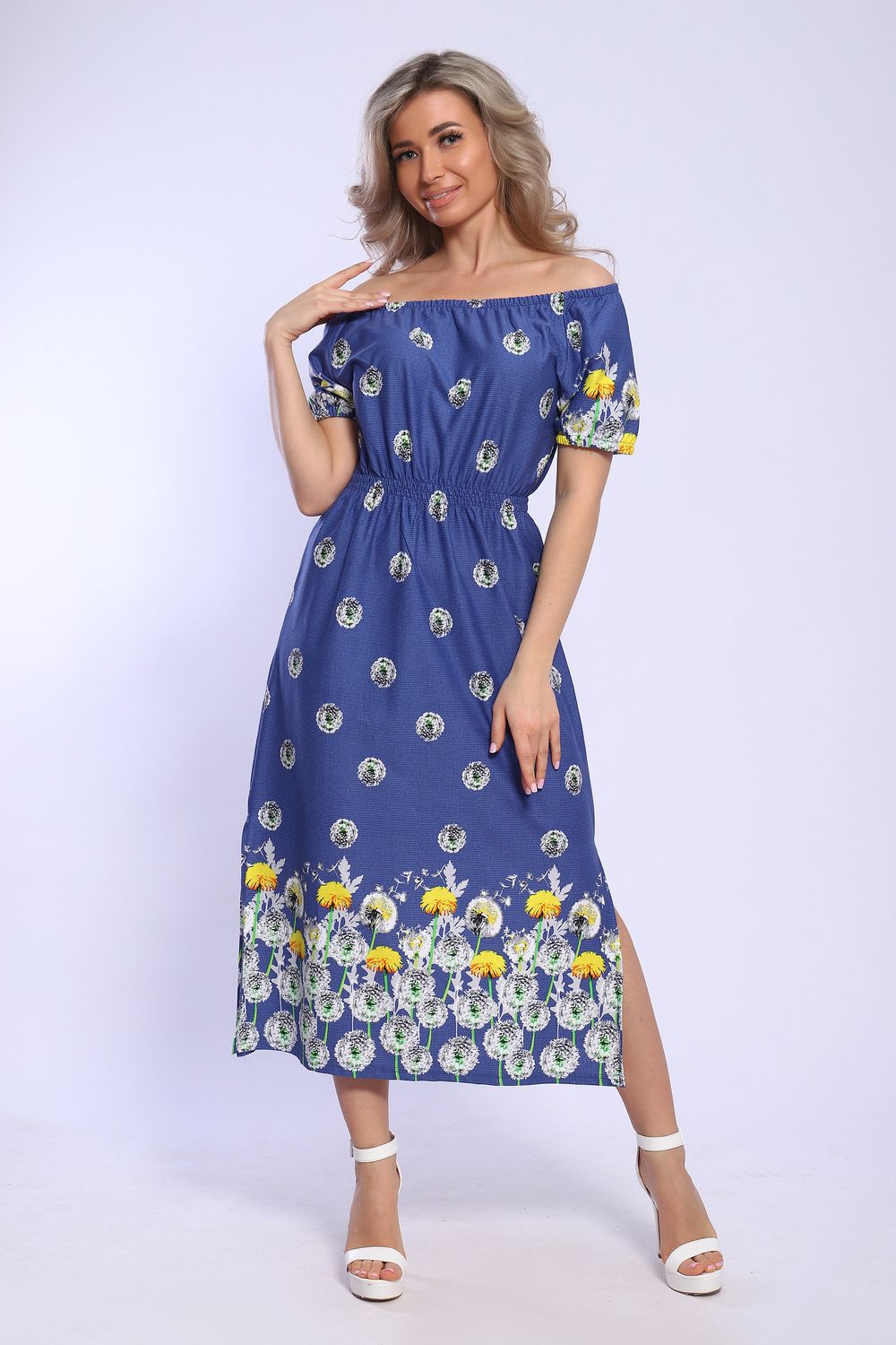 Сарафан 71115 - синий