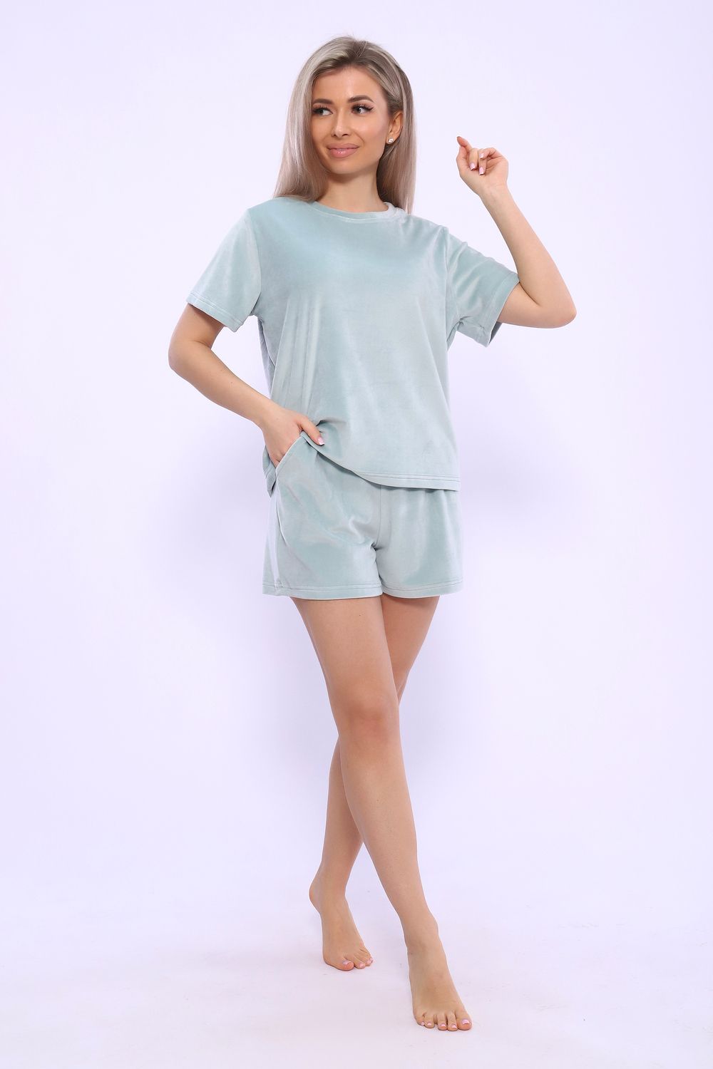 Костюм 71118 - фисташковый