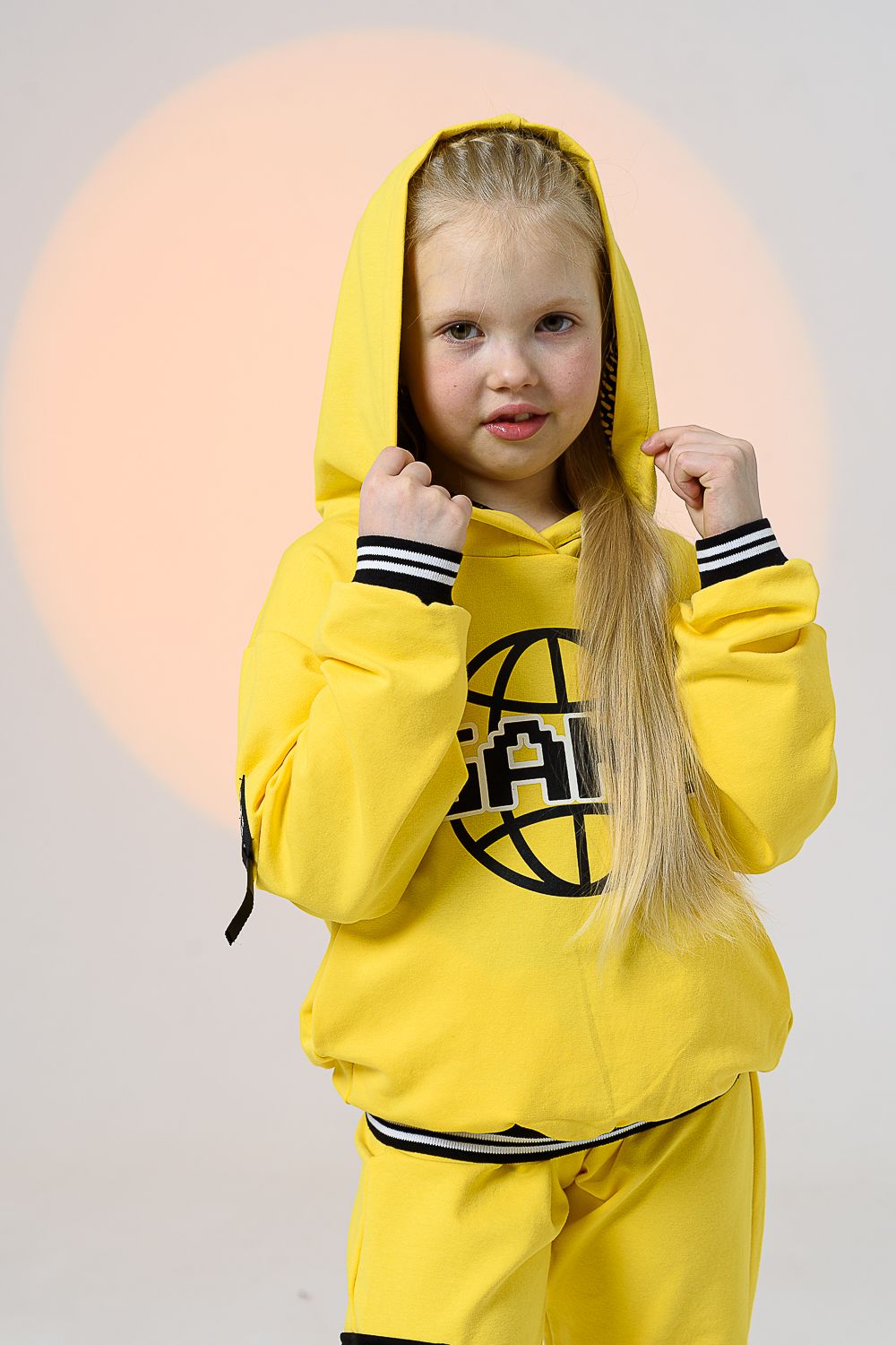 Толстовка детская 7421 - желтый