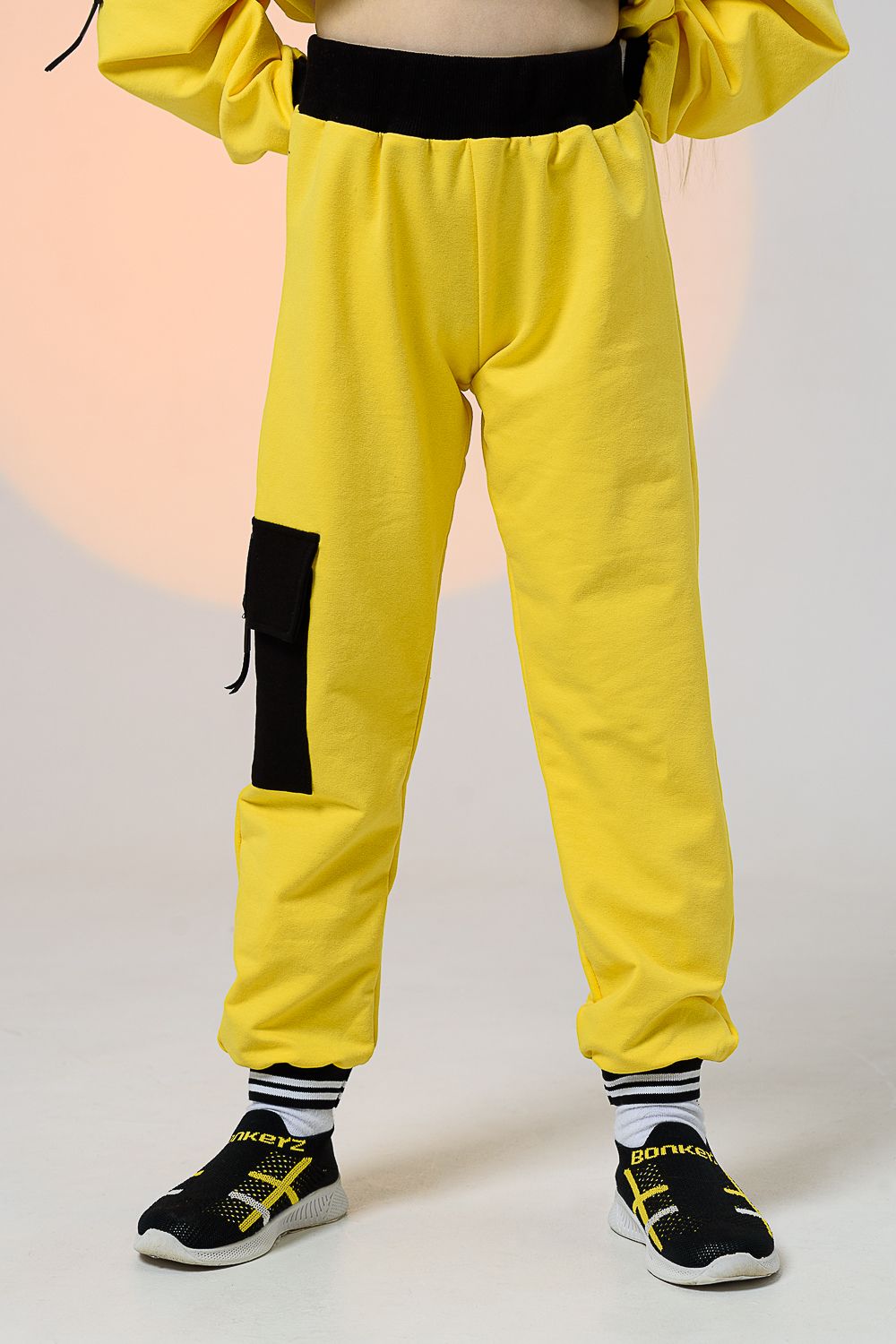 Брюки детские 7424 - желтый