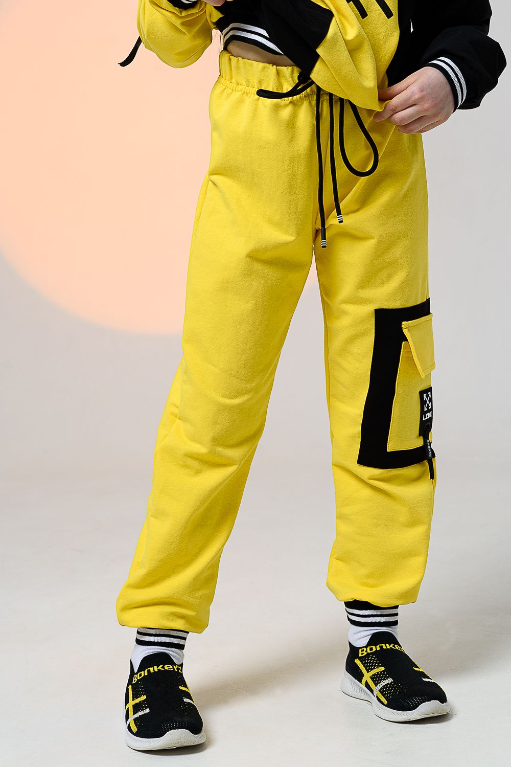 Брюки детские 7422 - желтый