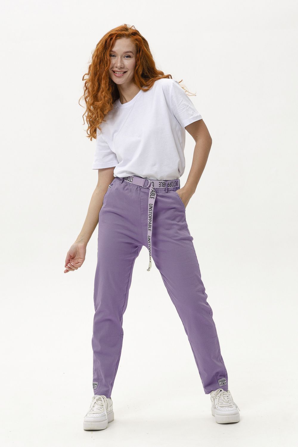 С27039 брюки женские - фиолетовый