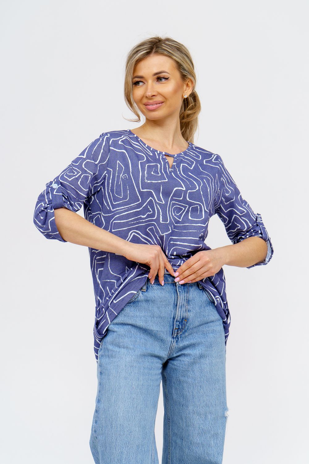 Туника 36762 - синий