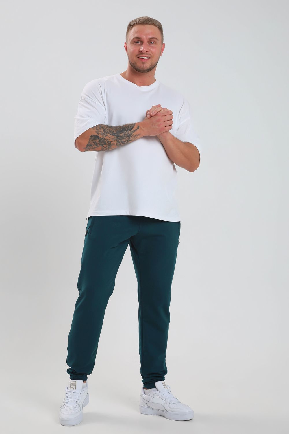 22282 Брюки мужские - петроль