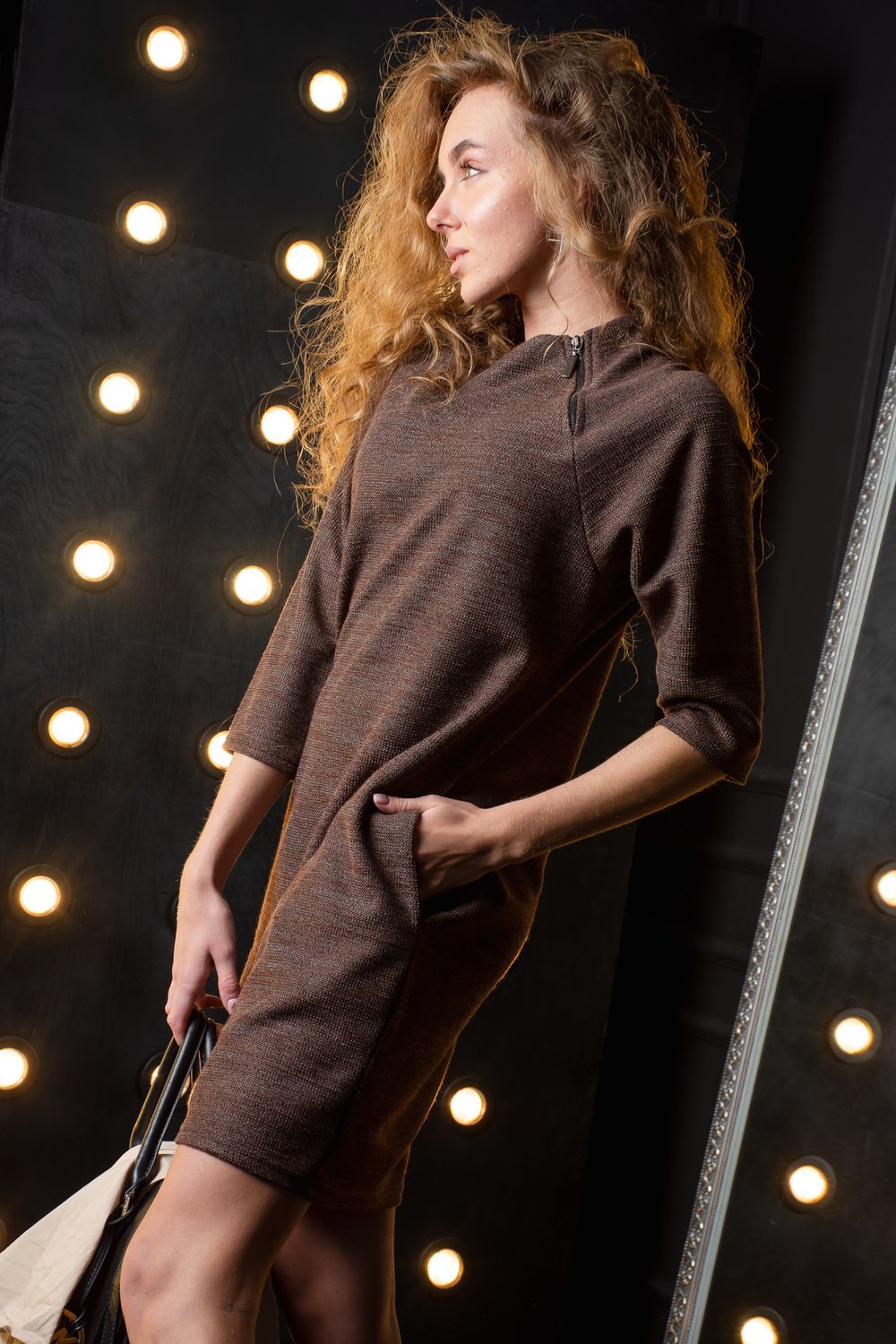 Платье 24801 - шоколад