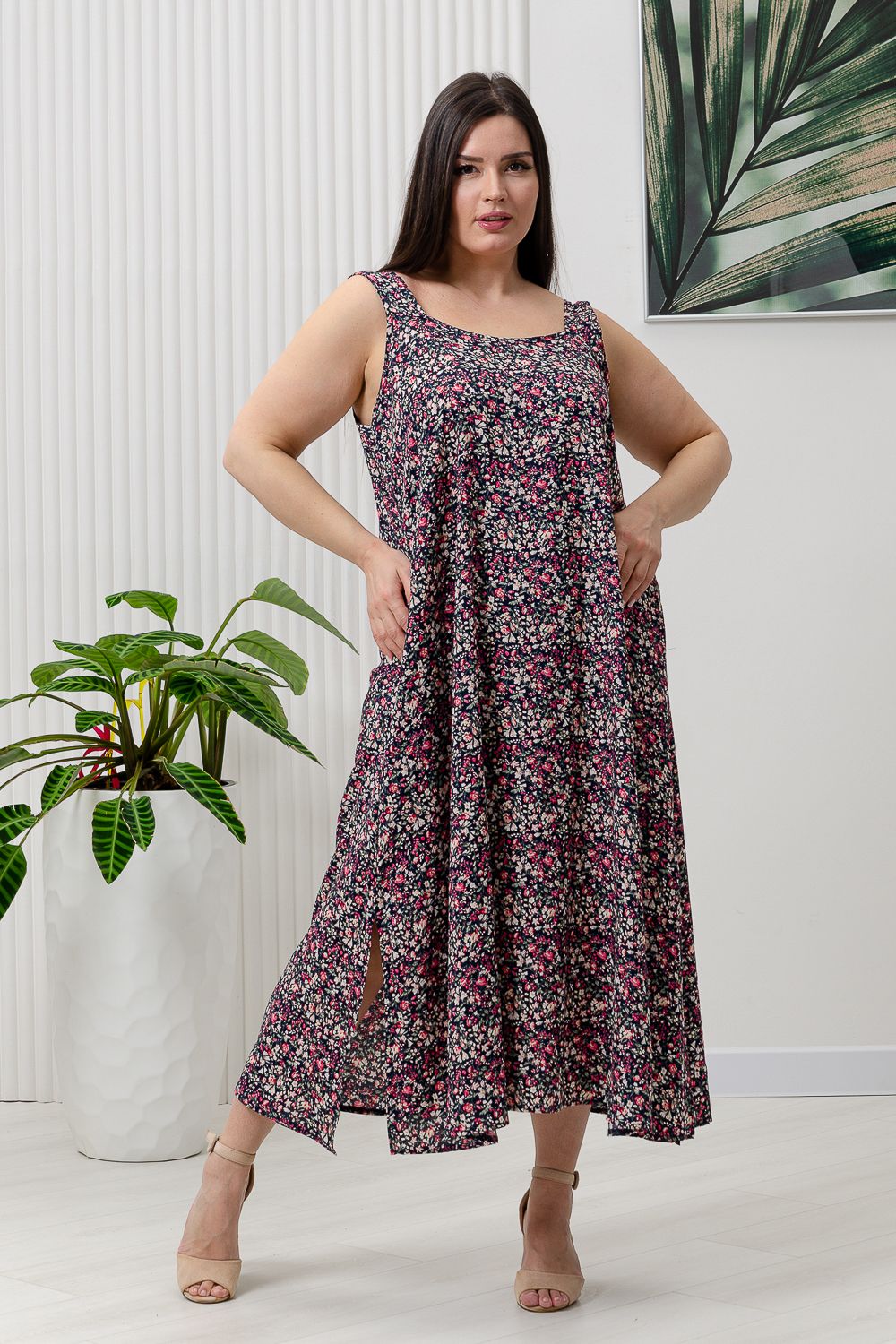 Сарафан женский 9237 - цветы