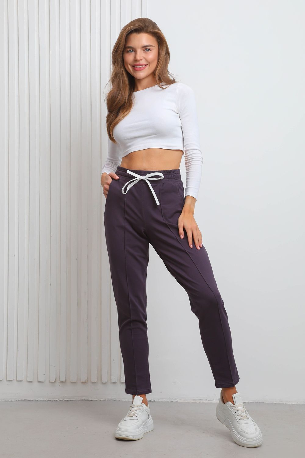 22288 Брюки женские - какао