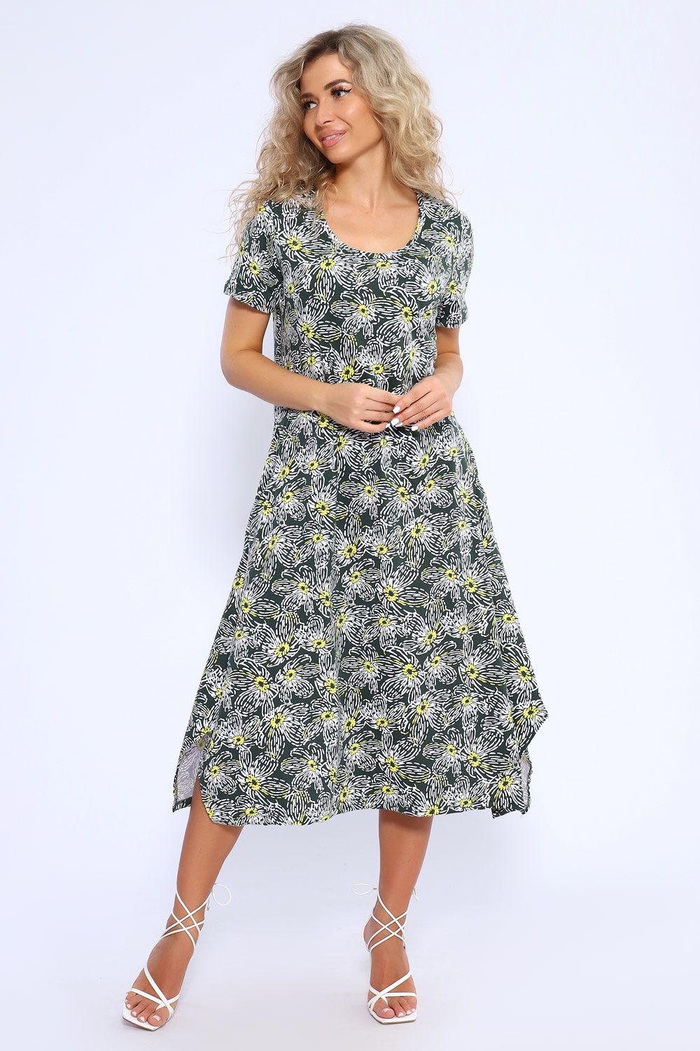 Платье 51124 - синий