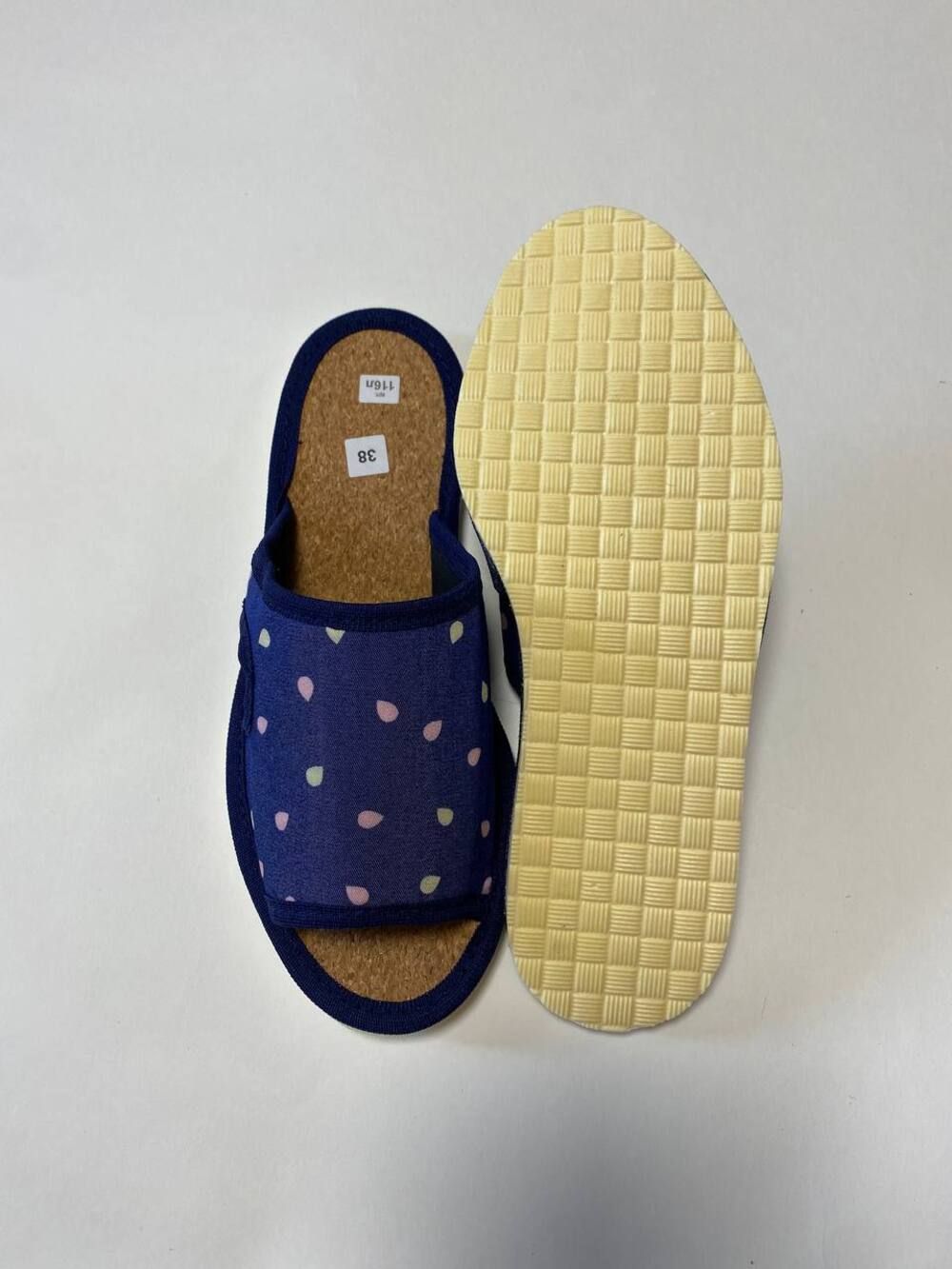 Тапочки женские арт.116п - синий