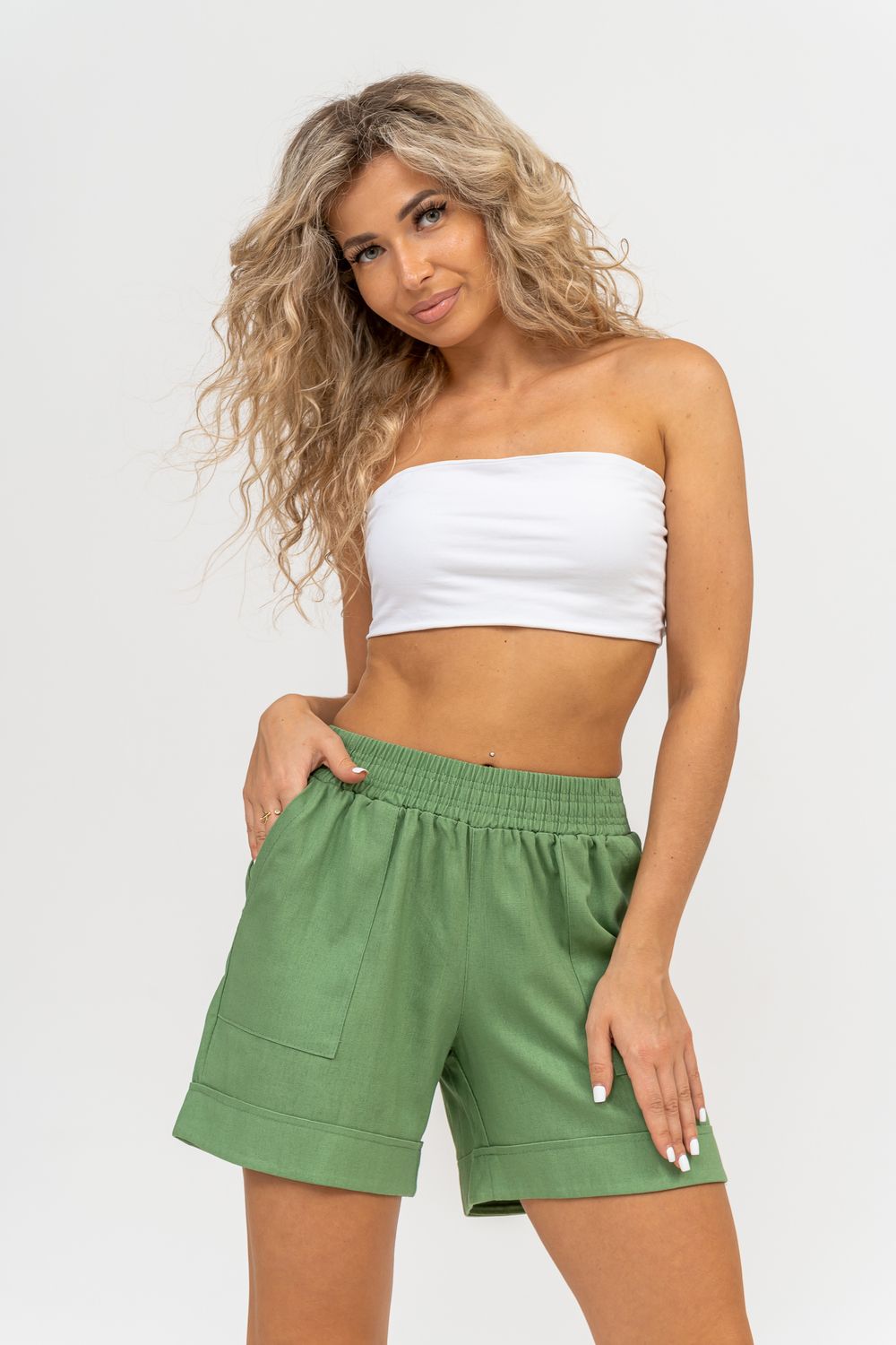 Шорты 36781 - хаки