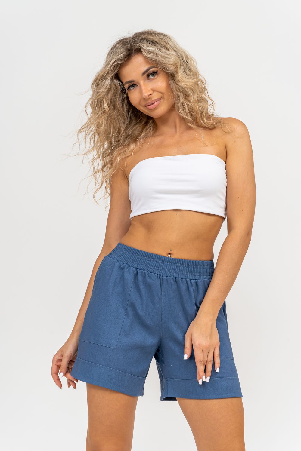 Шорты 36781 - индиго