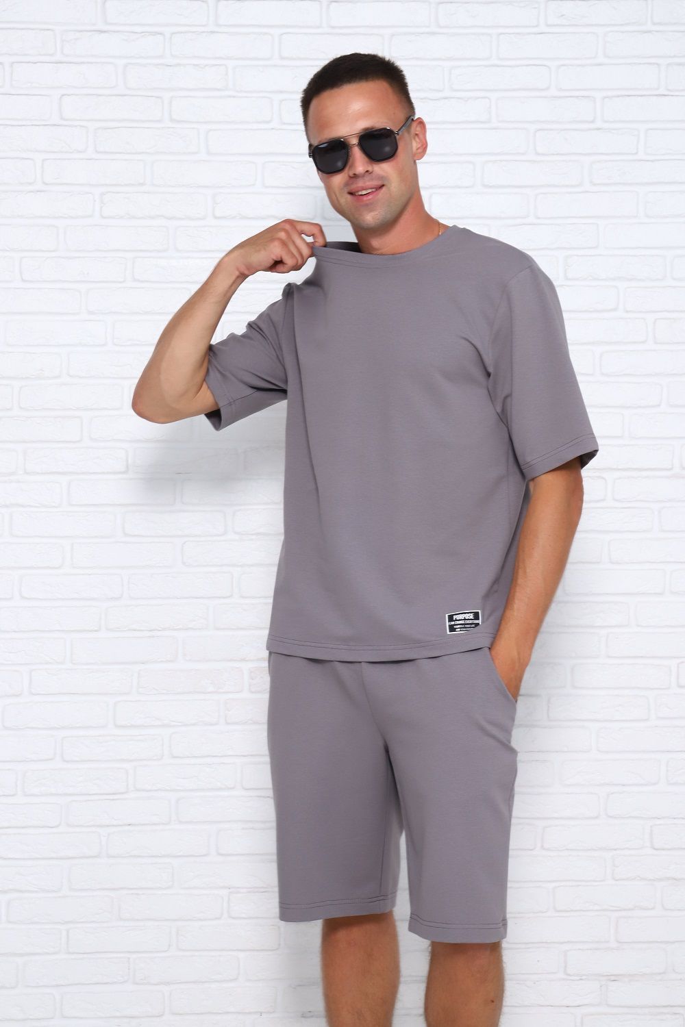 Костюм 1007 - серый