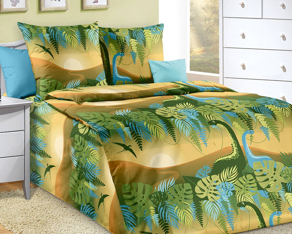 Постельное белье Эра  1 Перкаль - зеленый