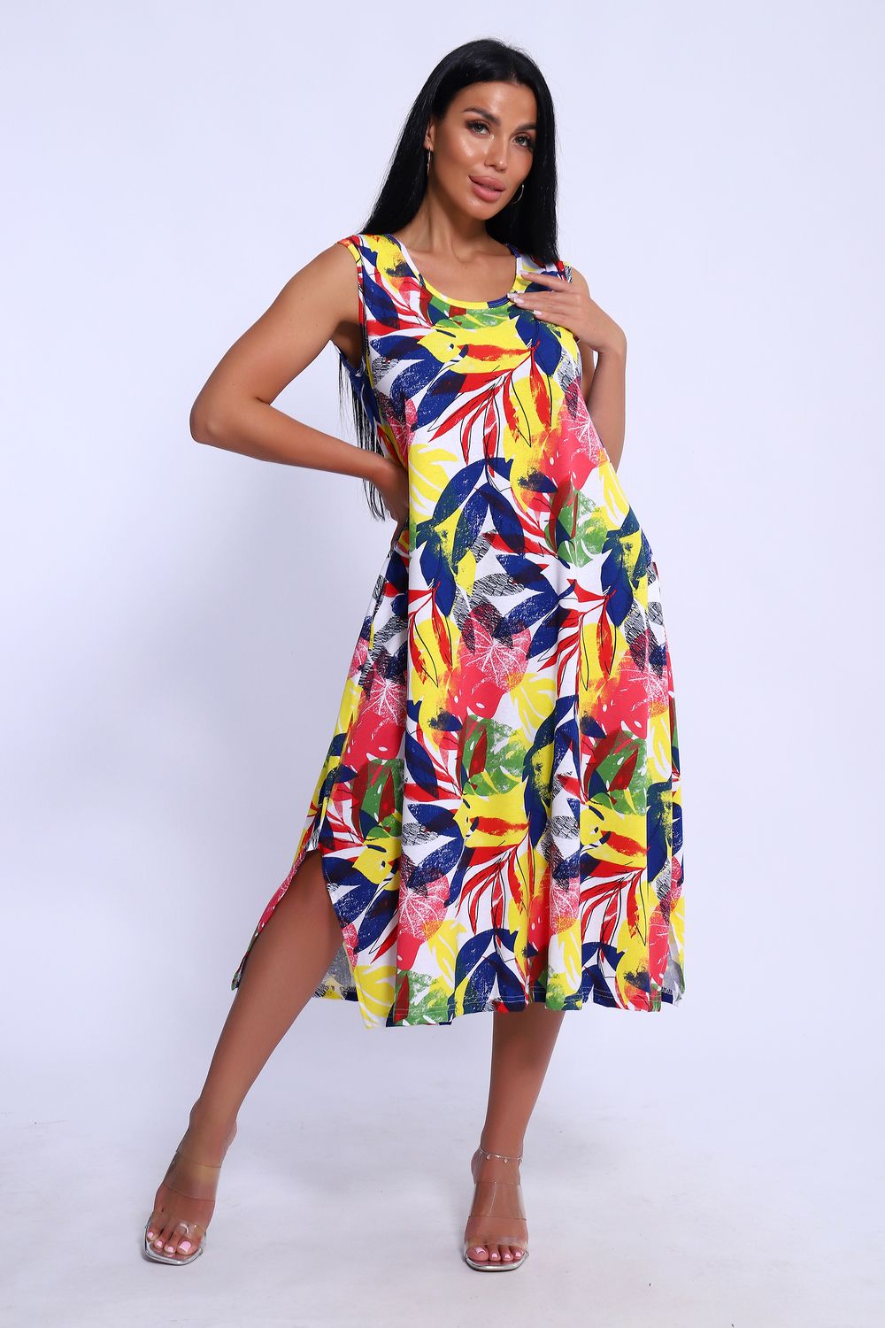 Сарафан 71131 - красный