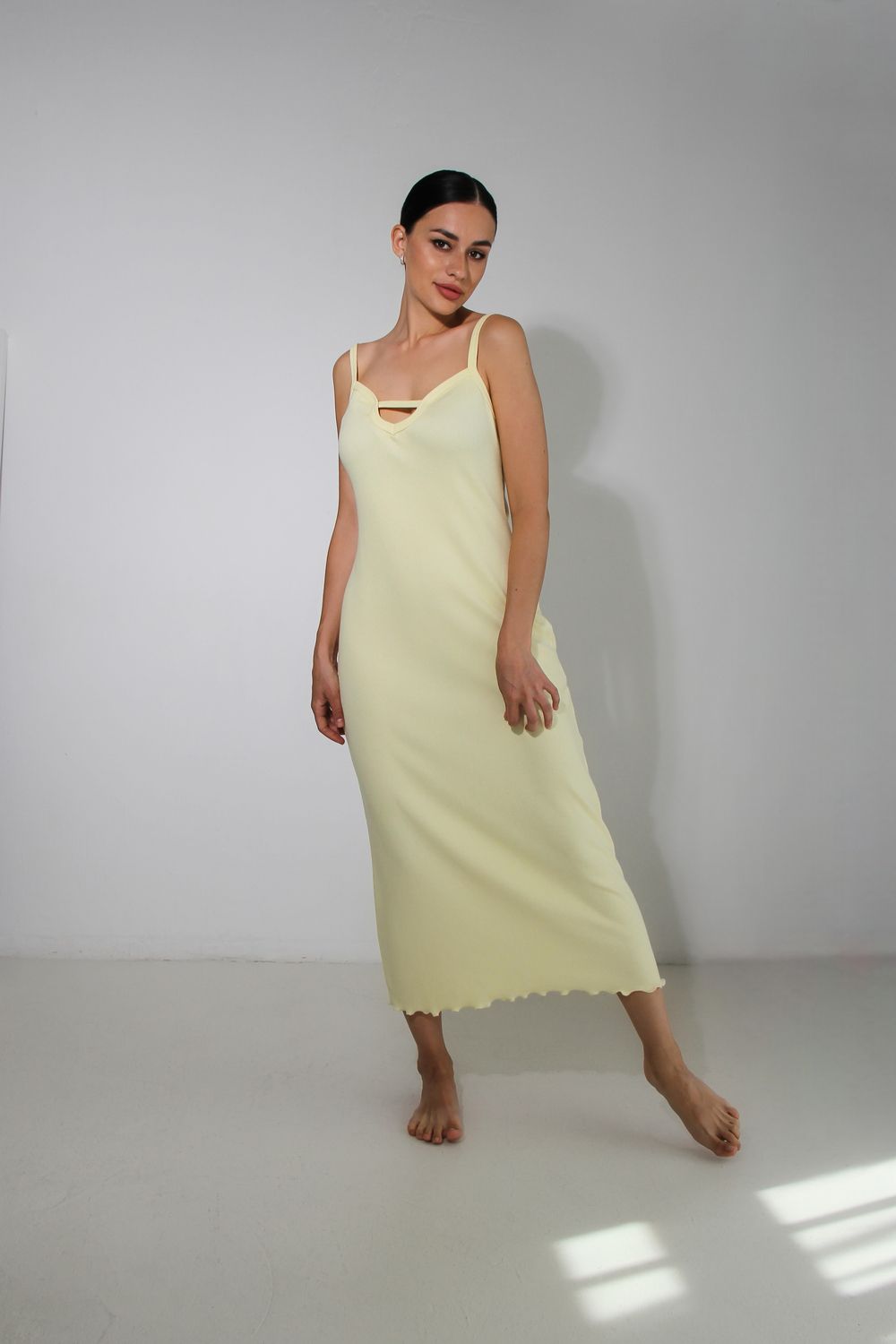 Сарафан 78563 - желтый