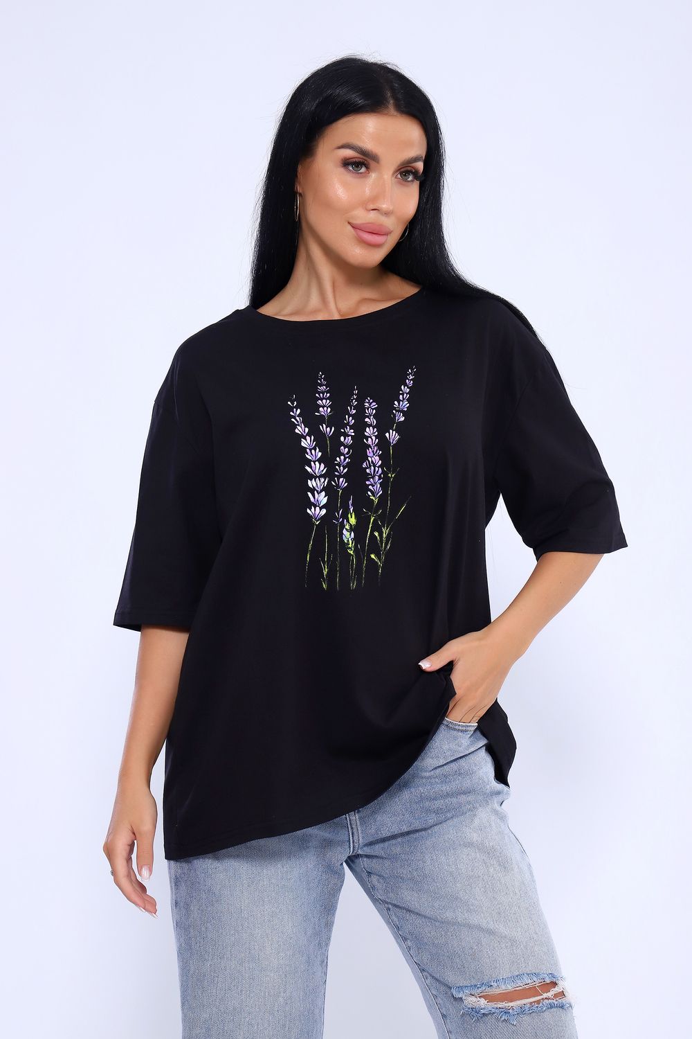 Футболка 80034 - черный