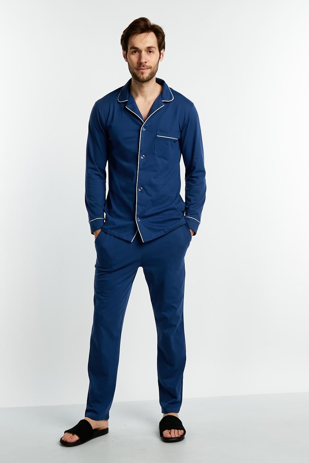 Пижама мужская Виктор - синий