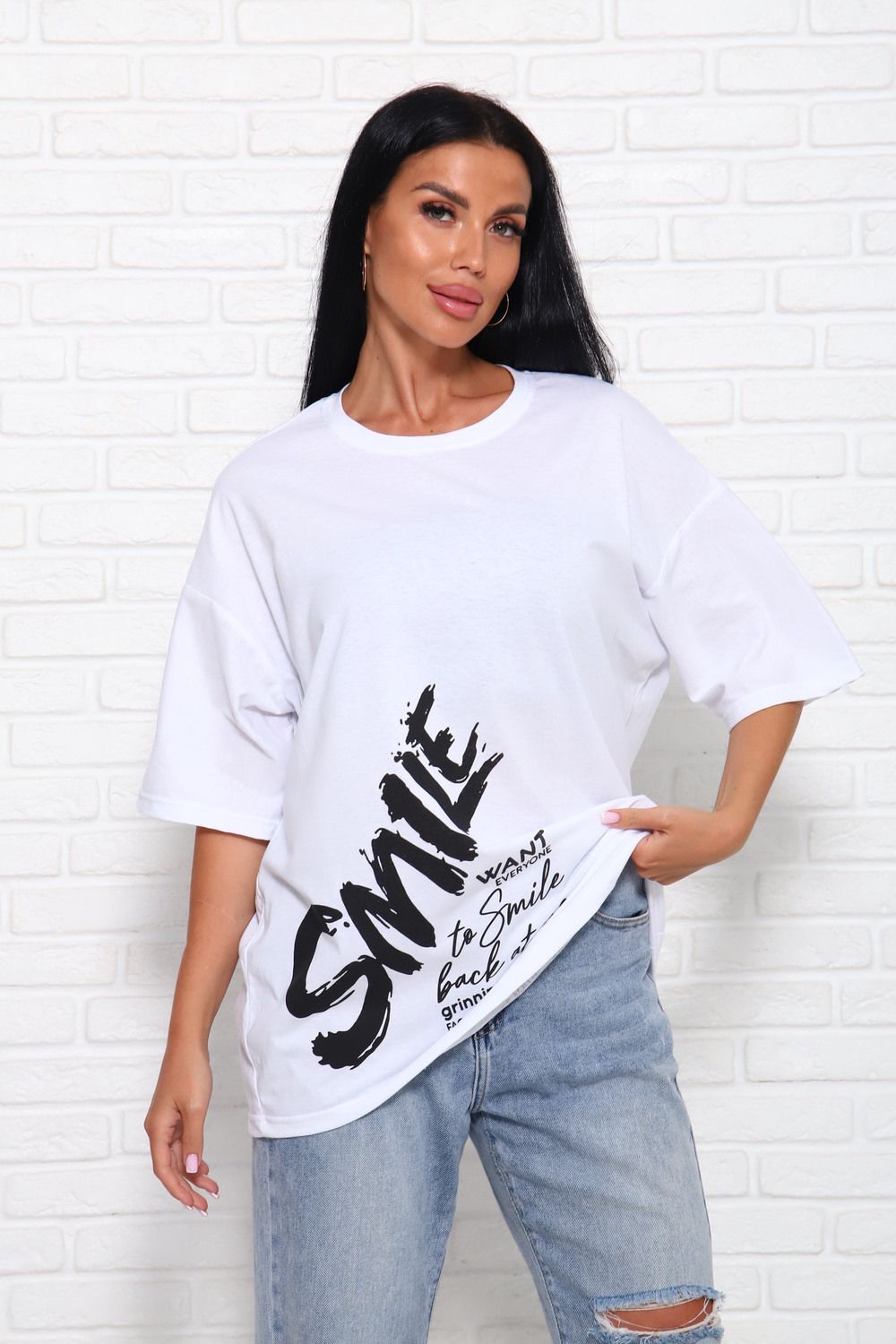 Футболка женская 20505 - белый