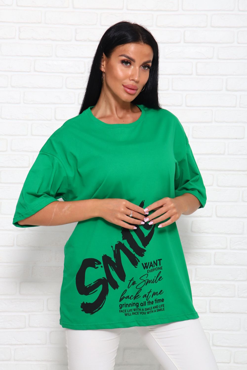 Футболка женская 20505 - зеленый