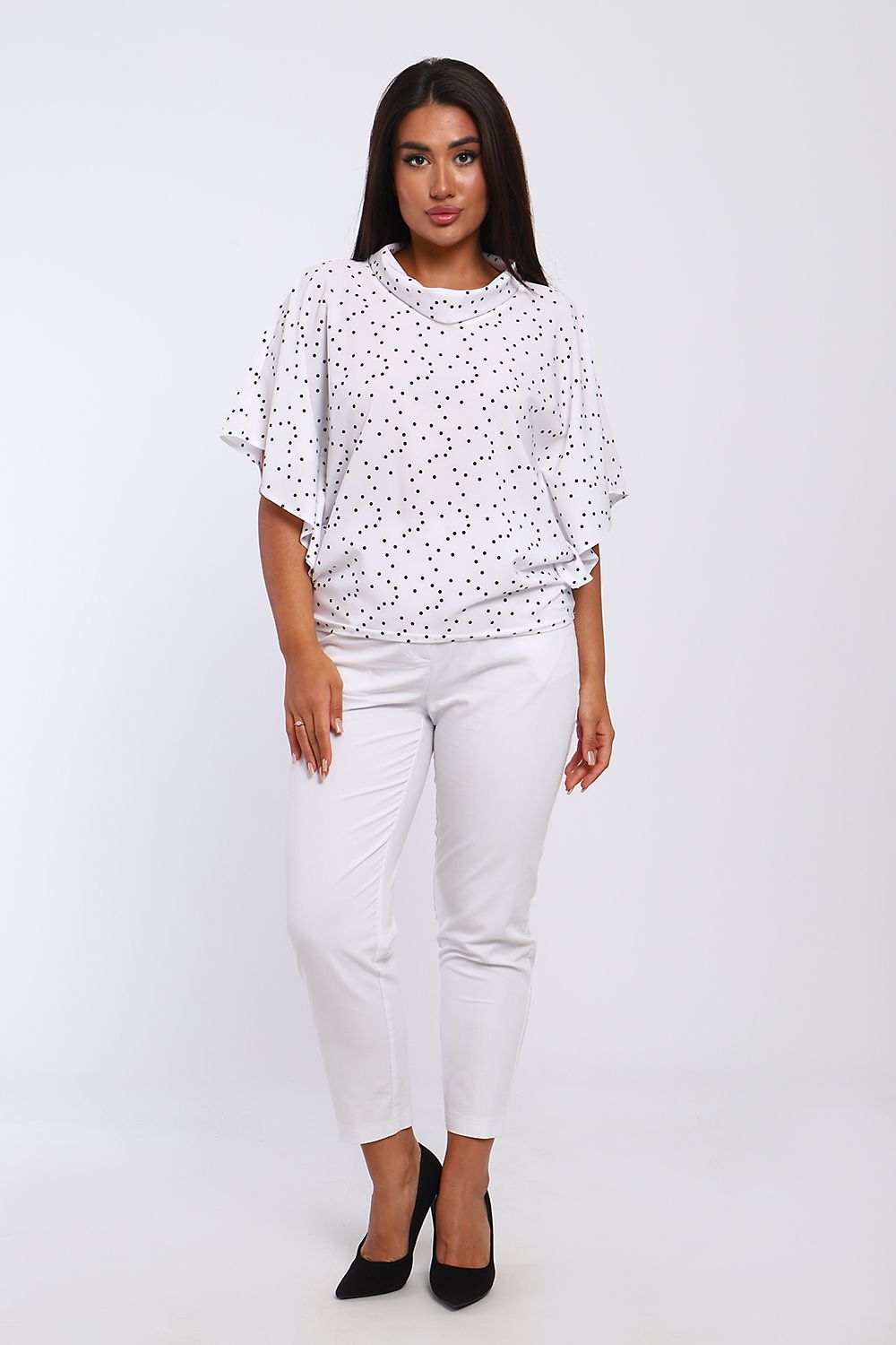 Блузка 32729 - темно-синий