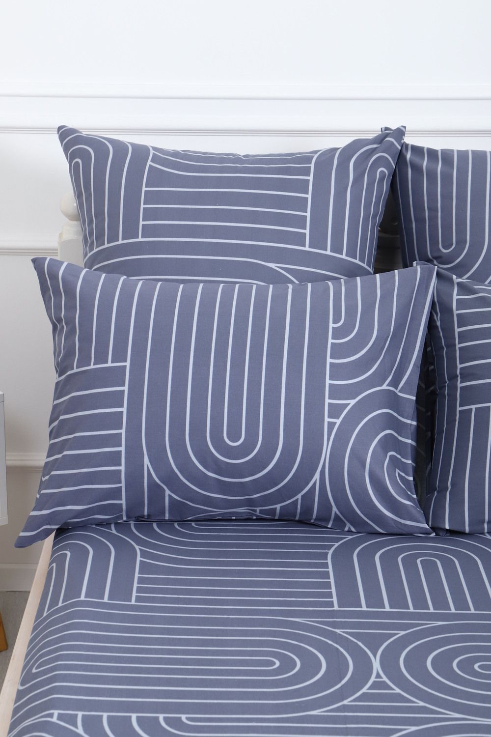 Наволочка перкаль Пятый элемент - серый