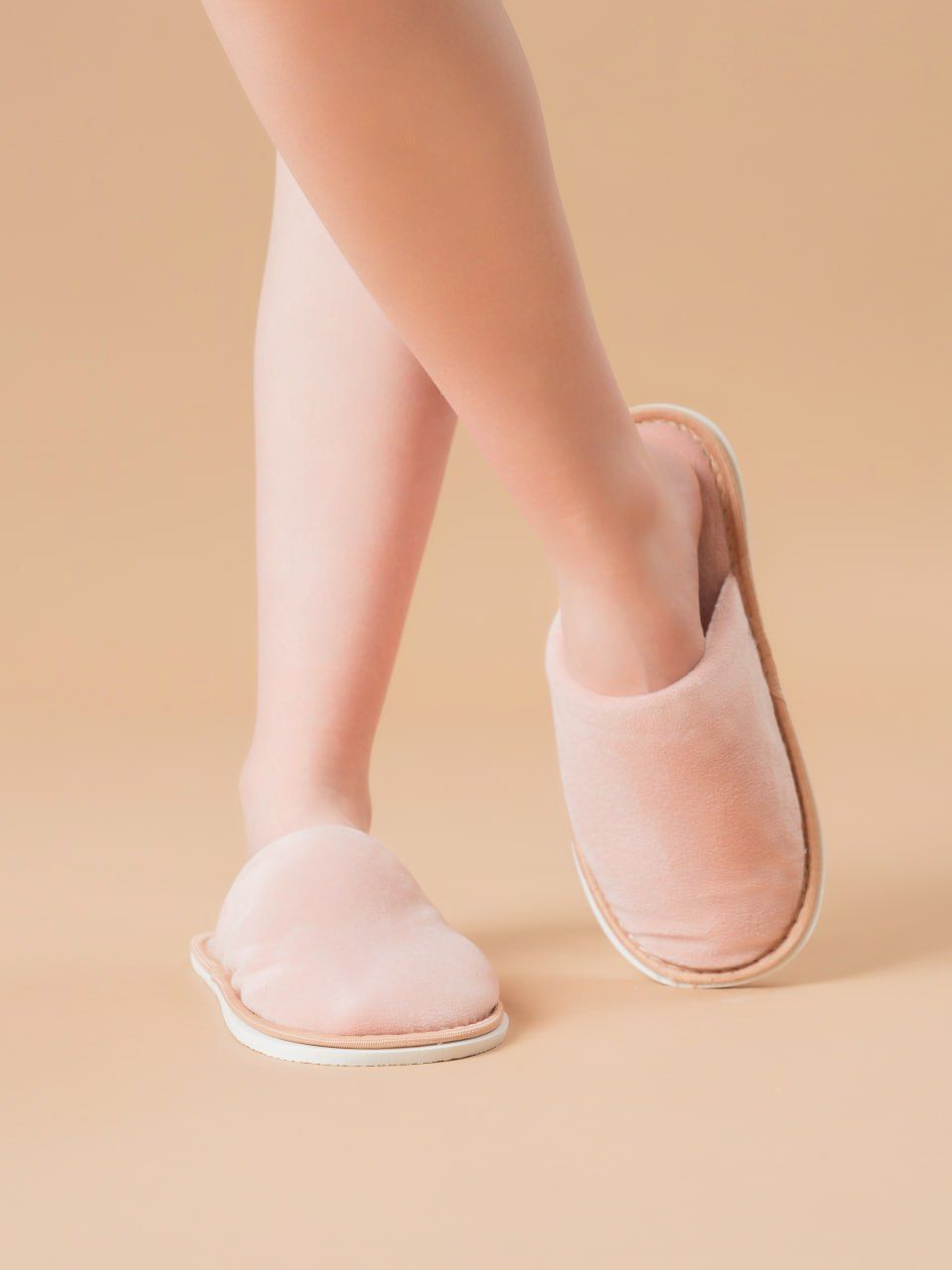 Тапочки домашние С-6ЖВТ-МР - бледно-розовый