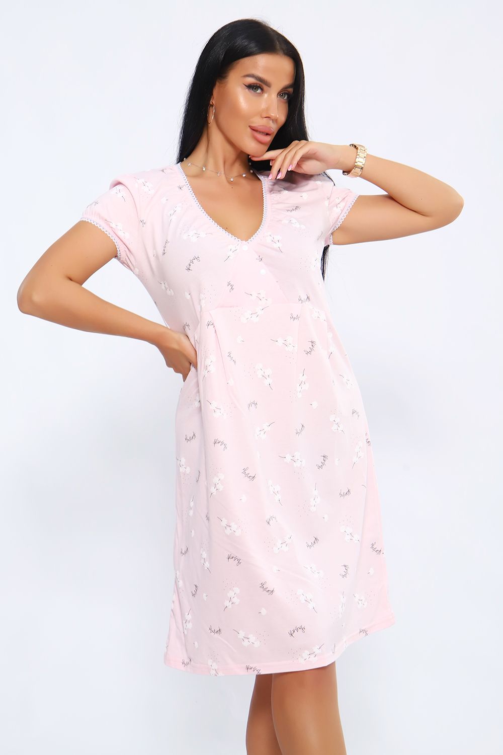 Сорочка 88089 - розовый