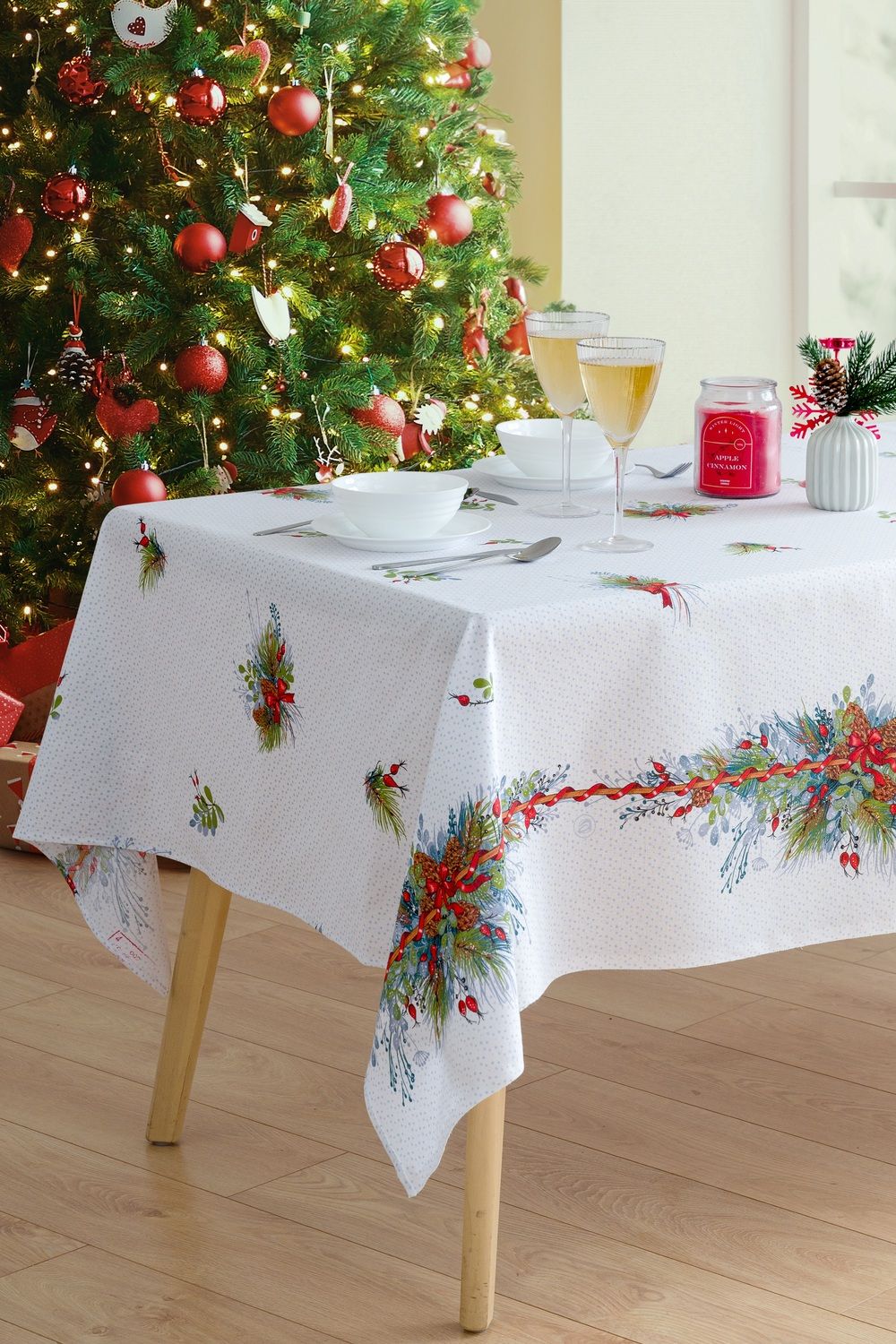 Скатерть Антураж - белый