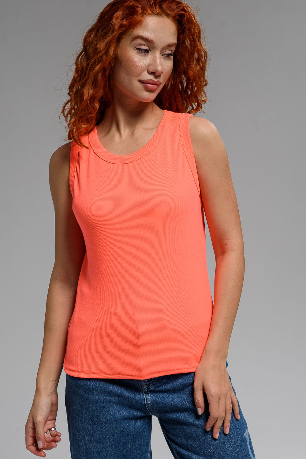 14409/1 майка женская - розовый неон