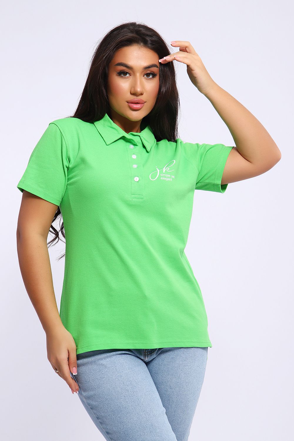 Поло 46 - салатовый