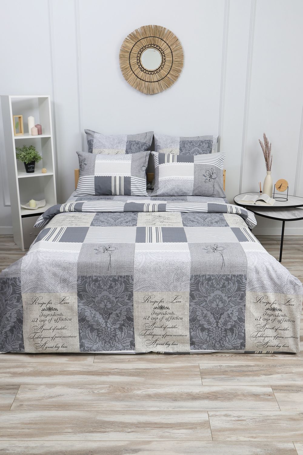 Пододеяльник бязь 142г/м2 Соренто - серый