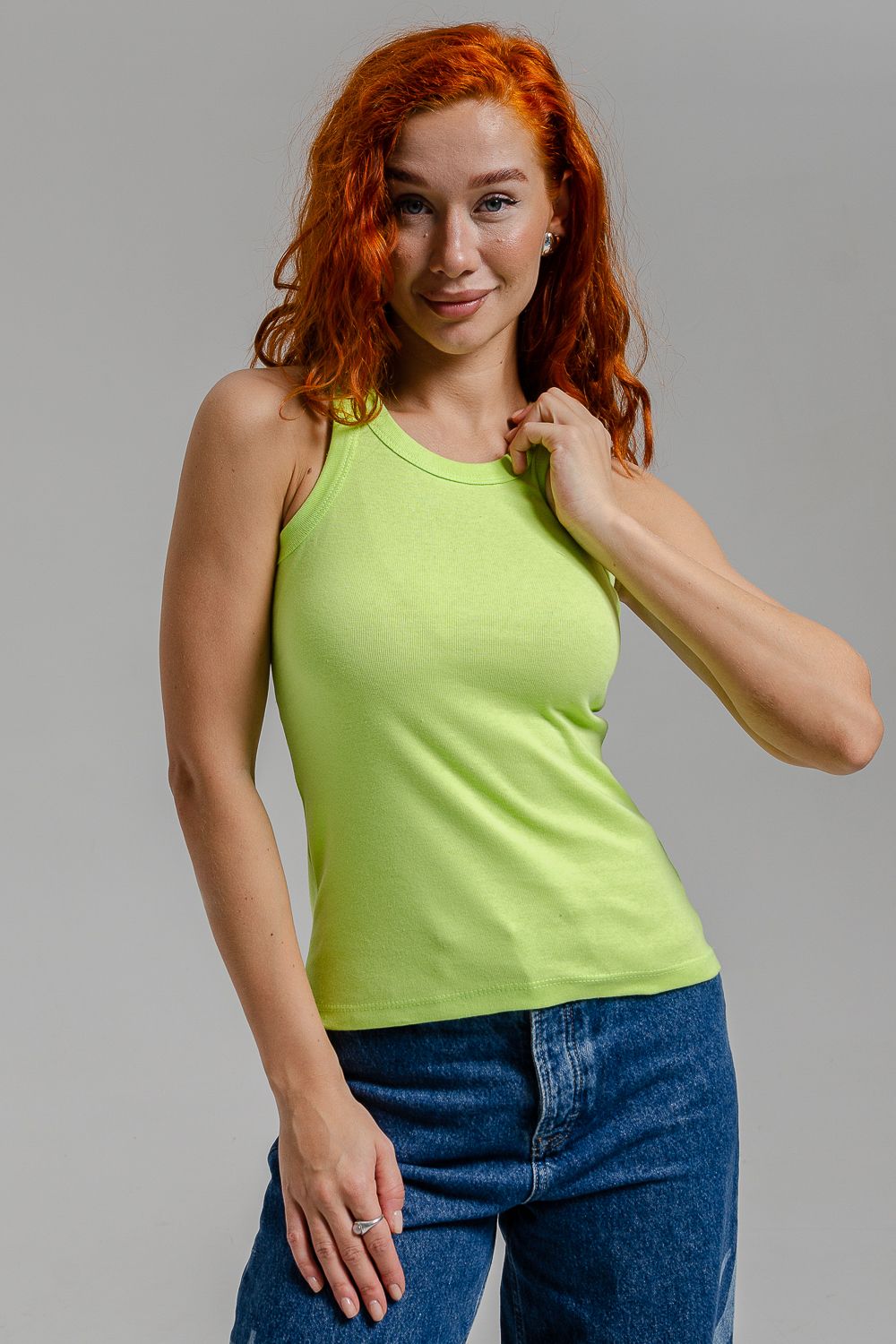 14409-2 майка женская - салатовый